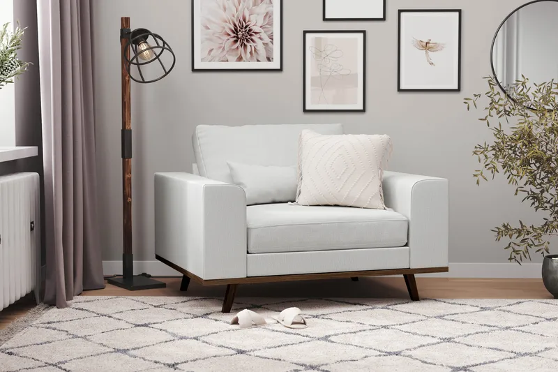 Copenhagen Fåtölj - Linnegrå - Möbler - Vardagsrum - Fåtöljer