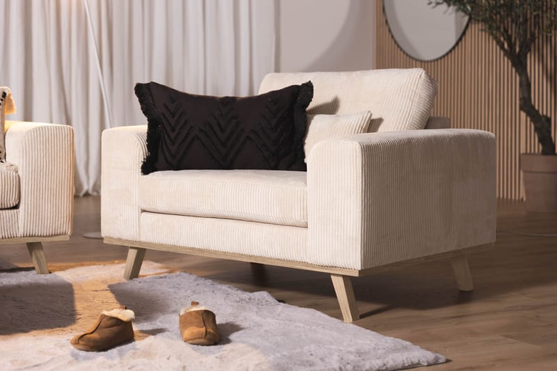 Copenhagen Fåtölj Manchester - Beige - Möbler - Vardagsrum - Fåtöljer