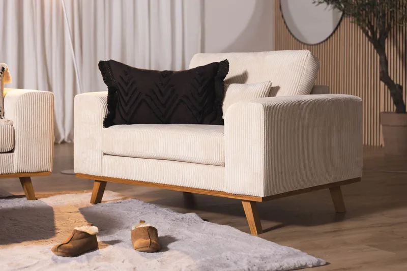 Copenhagen Fåtölj Manchester - Beige - Möbler - Vardagsrum - Fåtöljer