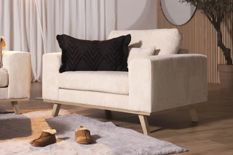Copenhagen Fåtölj Manchester - Beige - Möbler - Vardagsrum - Fåtöljer