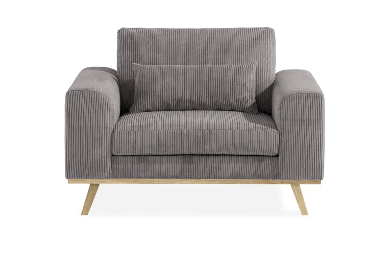 Copenhagen Fåtölj Manchester - Grå - Möbler - Vardagsrum - Fåtöljer