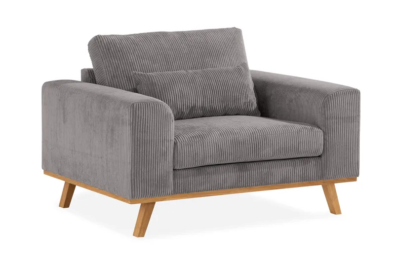 Copenhagen Fåtölj Manchester - Grå - Möbler - Vardagsrum - Fåtöljer