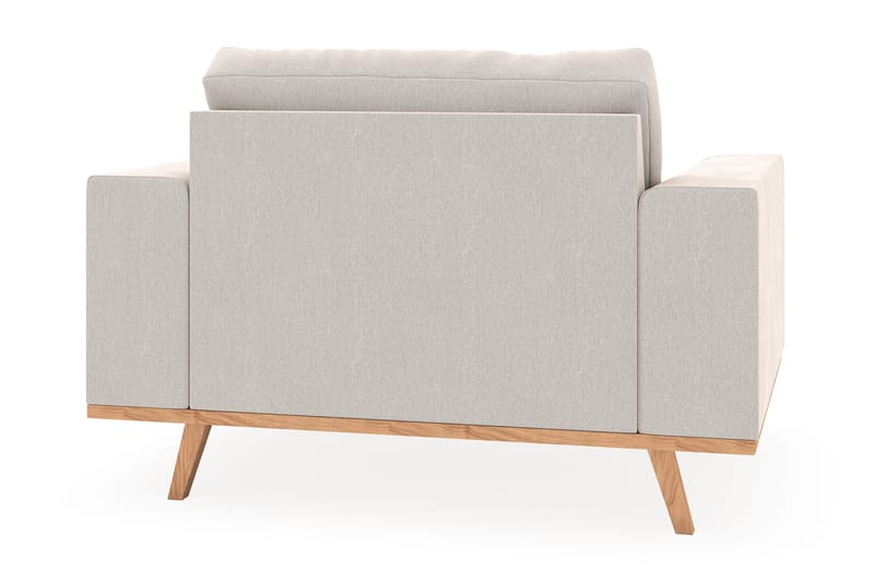 Copenhagen Fåtölj med fotpall - Krämvit - Möbler - Vardagsrum - Fåtöljer - Fåtölj med fotpall