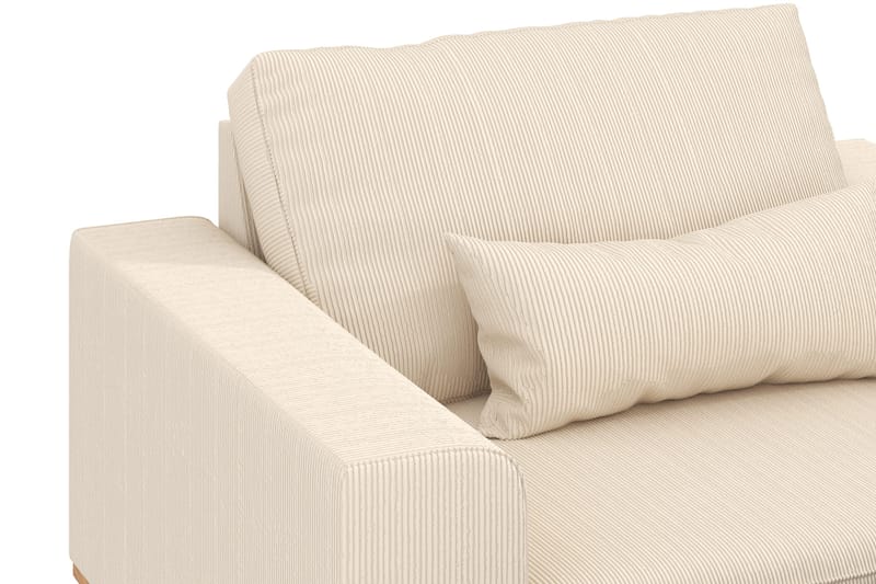 Copenhagen Fåtölj med fotpall - Ljusbeige - Möbler - Vardagsrum - Fåtöljer - Fåtölj med fotpall