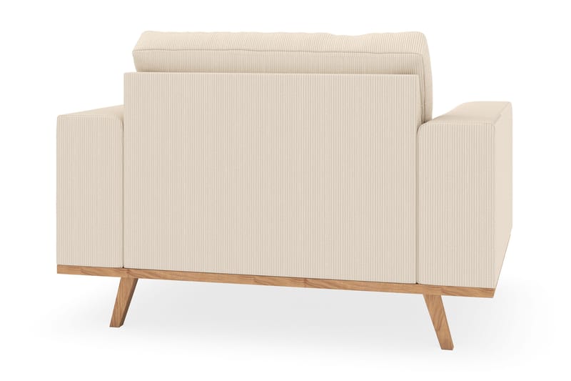 Copenhagen Fåtölj med fotpall - Ljusbeige - Möbler - Vardagsrum - Fåtöljer - Fåtölj med fotpall