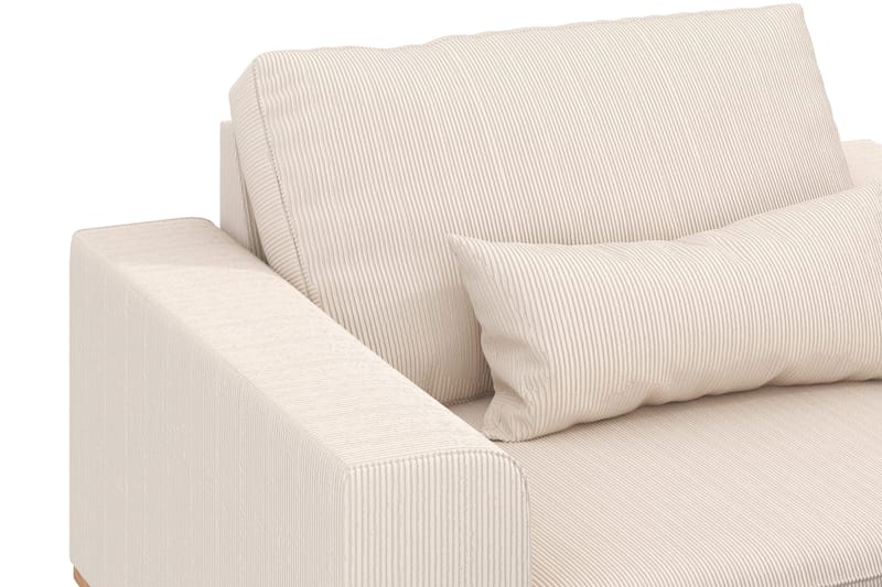 Copenhagen Fåtölj med fotpall - Ljusbeige - Möbler - Vardagsrum - Fåtöljer - Fåtölj med fotpall