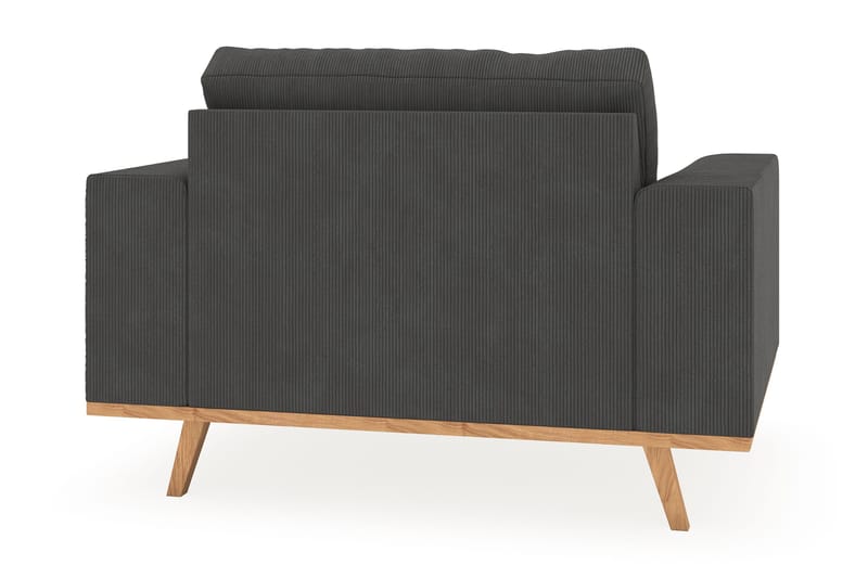 Copenhagen Fåtölj med fotpall - Mörkgrå - Möbler - Vardagsrum - Fåtöljer - Fåtölj med fotpall