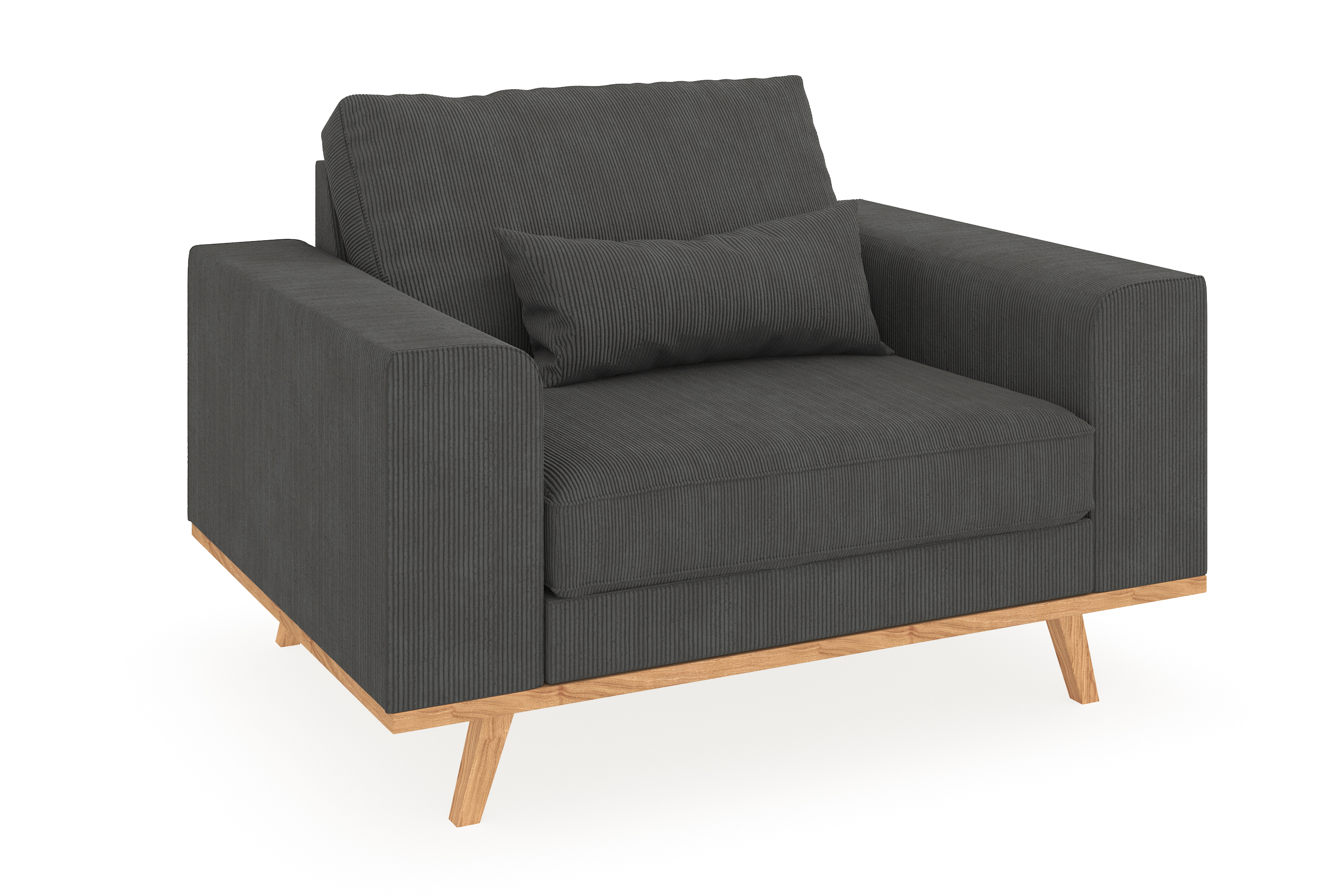 copenhagen fåtölj - mörkgrå