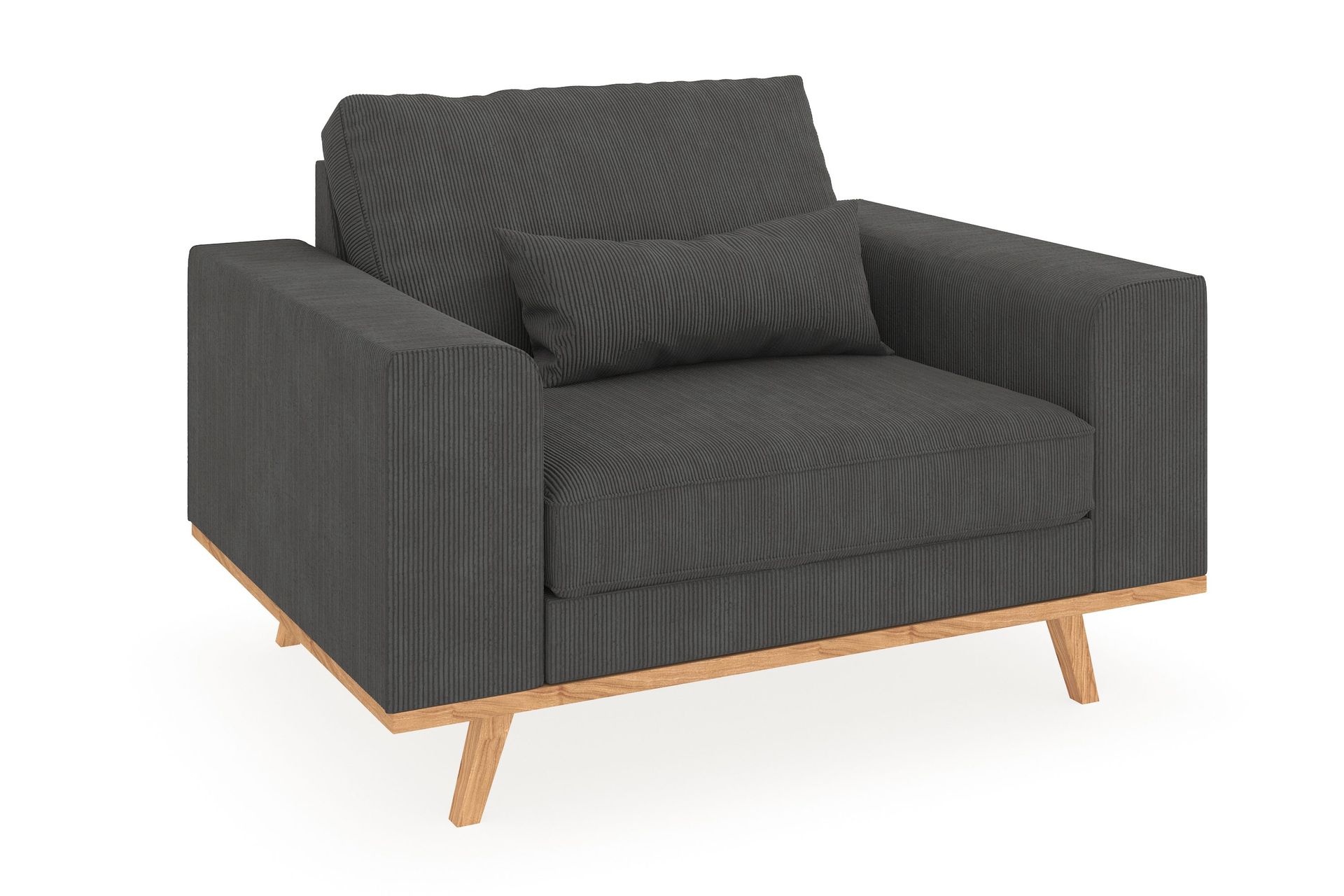 copenhagen fåtölj - mörkgrå