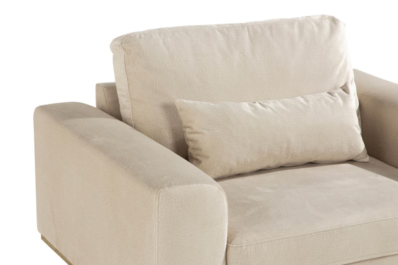 Copenhagen Fåtölj Sammet - Beige - Möbler - Vardagsrum - Fåtöljer - Sammetsfåtölj