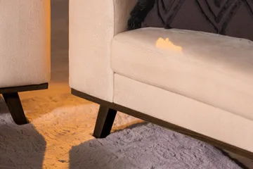 Copenhagen Fåtölj Sammet - Beige - Möbler - Vardagsrum - Fåtöljer