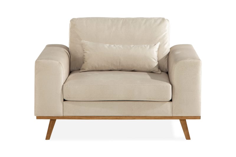 Copenhagen Fåtölj Sammet - Beige - Möbler - Vardagsrum - Fåtöljer