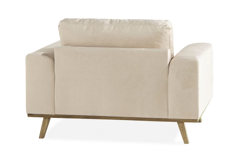 Copenhagen Fåtölj Sammet - Beige - Möbler - Vardagsrum - Fåtöljer - Sammetsfåtölj