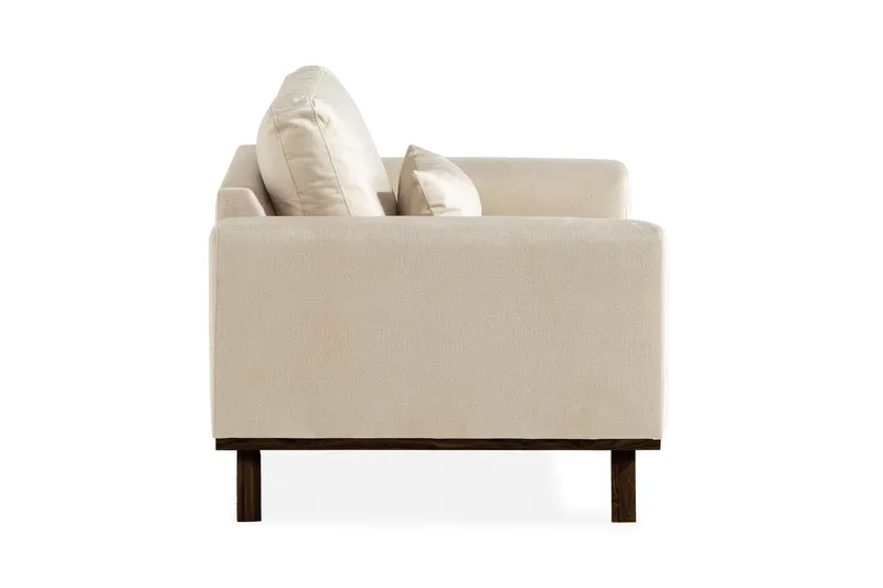 Copenhagen Fåtölj Sammet - Beige - Möbler - Vardagsrum - Fåtöljer - Sammetsfåtölj