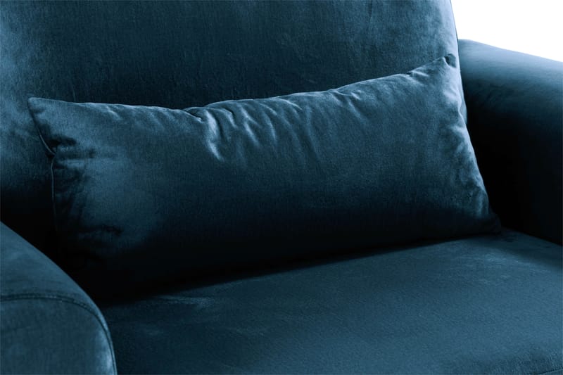 Copenhagen Sammetsfåtölj - Blå - Möbler - Vardagsrum - Fåtöljer - Sammetsfåtölj