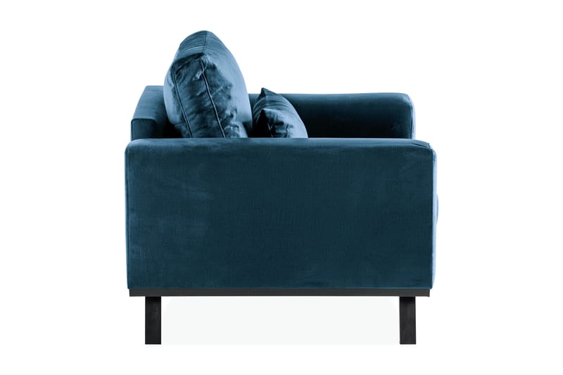 Copenhagen Sammetsfåtölj - Blå - Möbler - Vardagsrum - Fåtöljer - Sammetsfåtölj