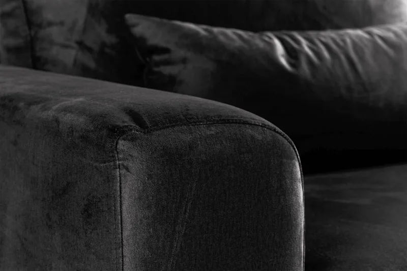 Copenhagen Sammetsfåtölj - Grå - Möbler - Vardagsrum - Fåtöljer - Sammetsfåtölj