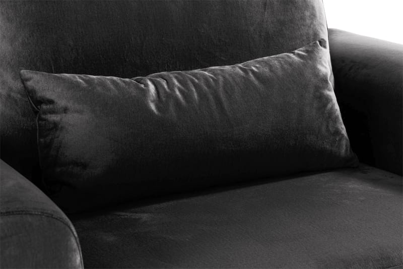 Copenhagen Sammetsfåtölj - Grå - Möbler - Vardagsrum - Fåtöljer - Sammetsfåtölj