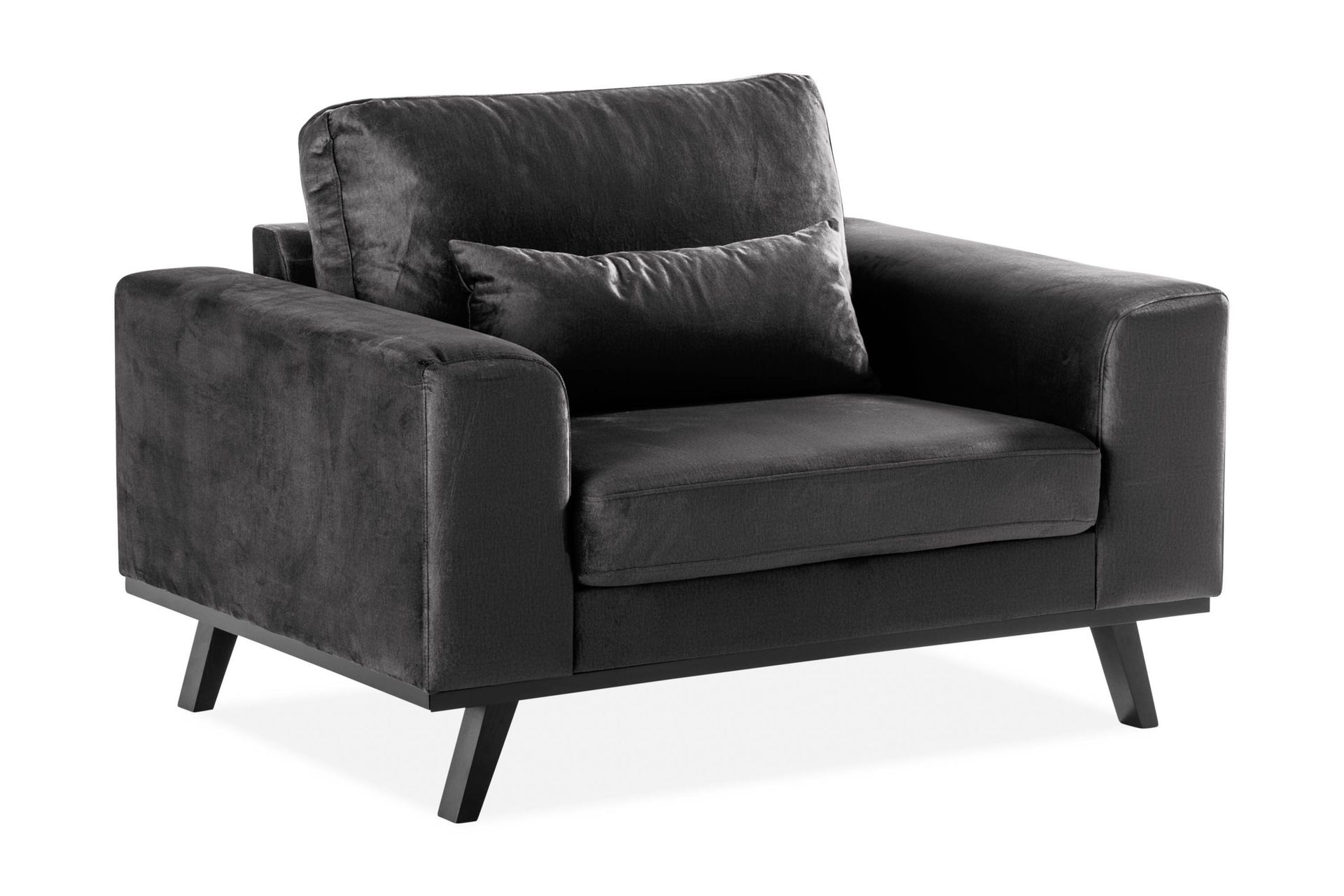 Copenhagen Sammetsf&aring;t&ouml;lj - Gr&aring;