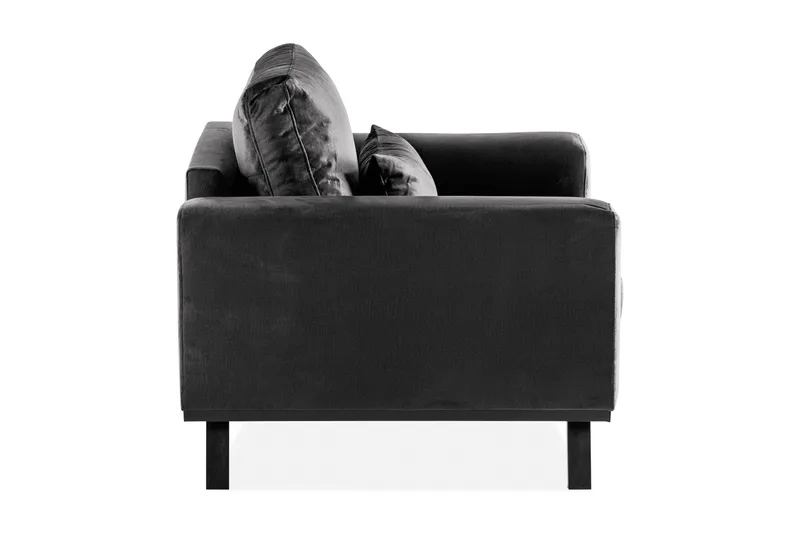 Copenhagen Sammetsfåtölj - Grå - Möbler - Vardagsrum - Fåtöljer - Sammetsfåtölj