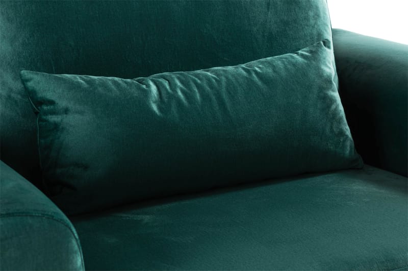 Copenhagen Sammetsfåtölj - Grön - Möbler - Vardagsrum - Fåtöljer - Sammetsfåtölj