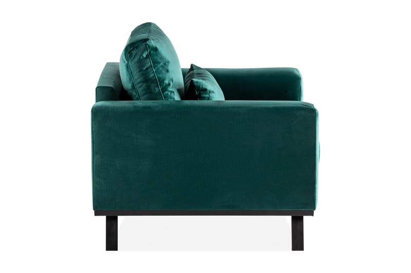 Copenhagen Sammetsfåtölj - Grön - Möbler - Vardagsrum - Fåtöljer - Sammetsfåtölj