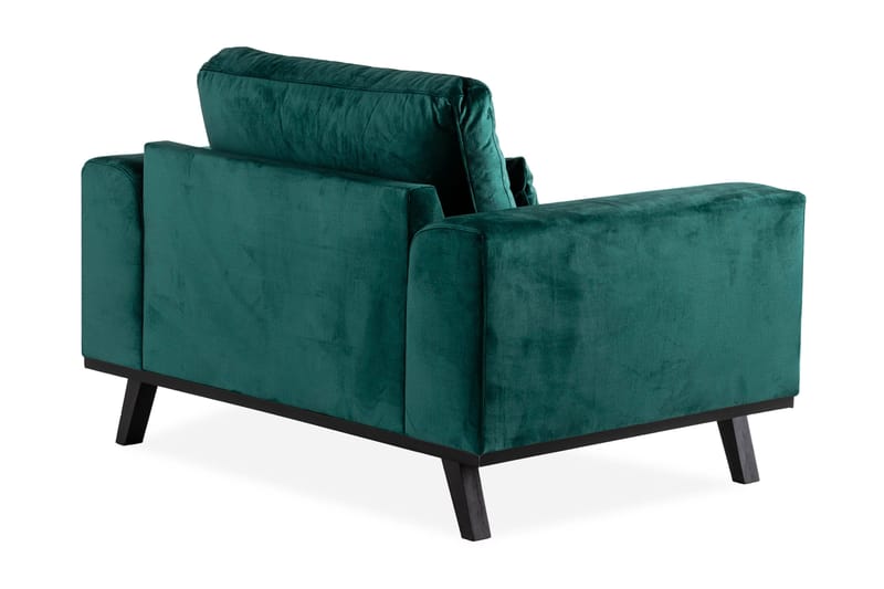 Copenhagen Sammetsfåtölj - Grön - Möbler - Vardagsrum - Fåtöljer - Sammetsfåtölj