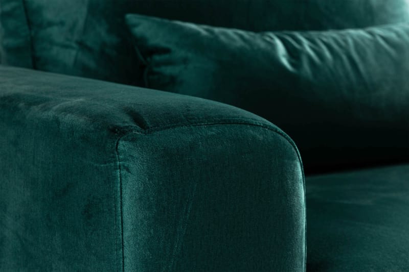 Copenhagen Sammetsfåtölj - Grön - Möbler - Vardagsrum - Fåtöljer - Sammetsfåtölj