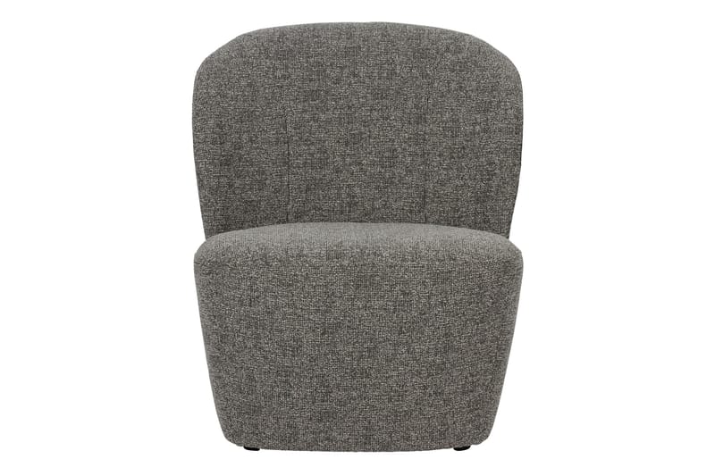 Deloras Oval Modern Fåtölj i Tyg - Grå - Möbler - Vardagsrum - Fåtöljer