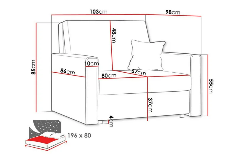 Denegal Fåtölj - Möbler - Vardagsrum - Fåtöljer