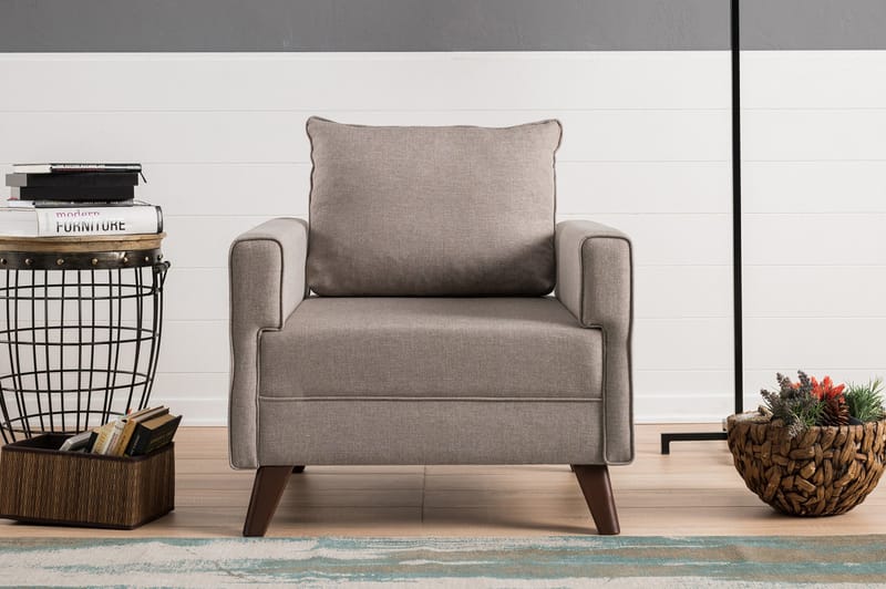 DENMARK Fåtölj  Beige - Möbler - Vardagsrum - Fåtöljer