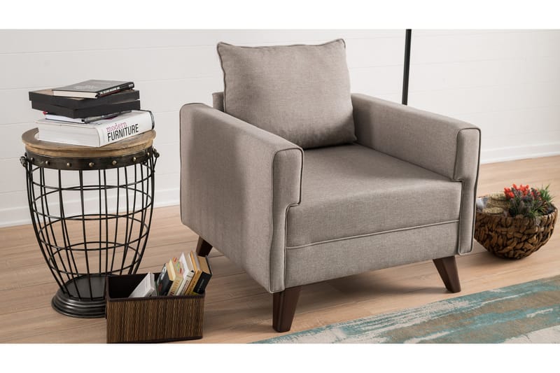 DENMARK Fåtölj  Beige - Möbler - Vardagsrum - Fåtöljer