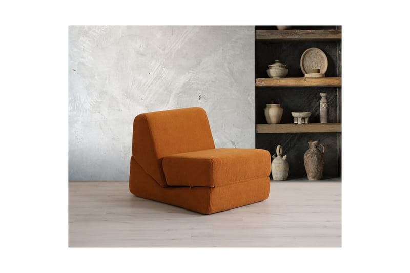 Dorielton Bäddfåtölj - Orange - Möbler - Vardagsrum - Fåtöljer - Bäddfåtöljer