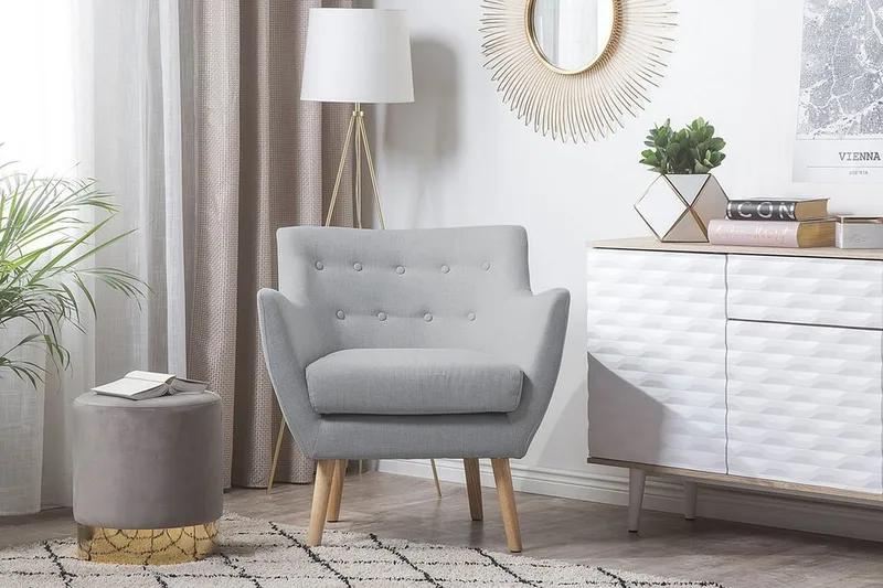 Drammen Fåtölj - Grå - Möbler - Vardagsrum - Fåtöljer