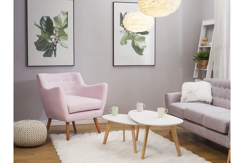 Drammen Fåtölj - Rosa - Möbler - Vardagsrum - Fåtöljer