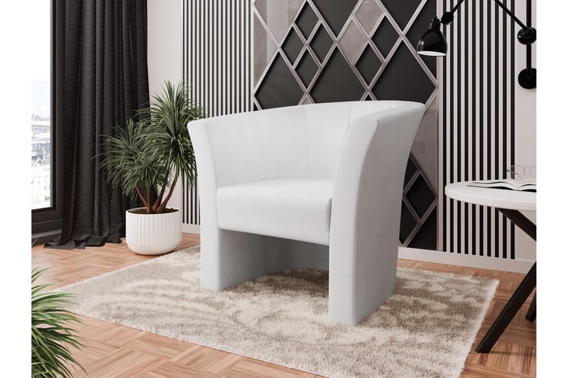 Dynir Clubfåtölj - Vit - Möbler - Vardagsrum - Fåtöljer - Clubfåtöljer