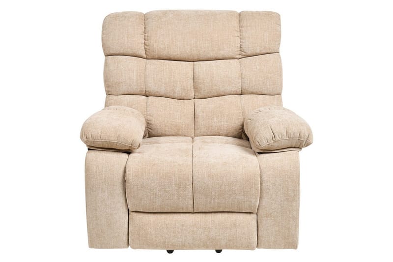 Elektrisk reclinerfåtölj Ares Beige - Beige - Möbler - Vardagsrum - Fåtöljer - Liggfåtöljer