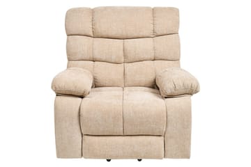 Elektrisk reclinerfåtölj Ares Beige - Beige - Möbler - Vardagsrum - Fåtöljer - Biofåtöljer & reclinerfåtöljer