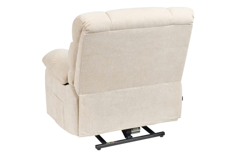 Elektrisk reclinerfåtölj Ares Ljusbeige - Ljusbeige - Möbler - Vardagsrum - Fåtöljer - Liggfåtöljer