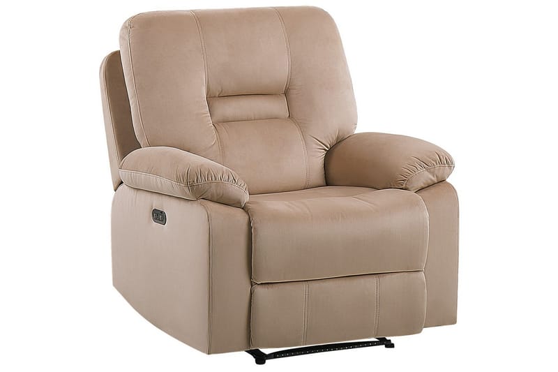 Elektrisk reclinerfåtölj Bergen Beige - Beige - Möbler - Vardagsrum - Fåtöljer - Liggfåtöljer