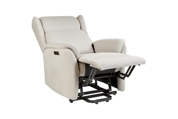 Elektrisk reclinerfåtölj Elegy - Vit - Möbler - Vardagsrum - Fåtöljer - Biofåtöljer & reclinerfåtöljer