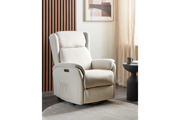 Elektrisk reclinerfåtölj Elegy - Vit - Möbler - Vardagsrum - Fåtöljer - Biofåtöljer & reclinerfåtöljer