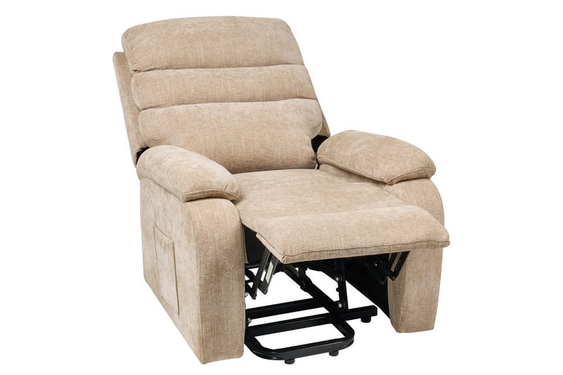 Elektrisk reclinerfåtölj Rise Beige - Beige - Möbler - Vardagsrum - Fåtöljer - Liggfåtöljer