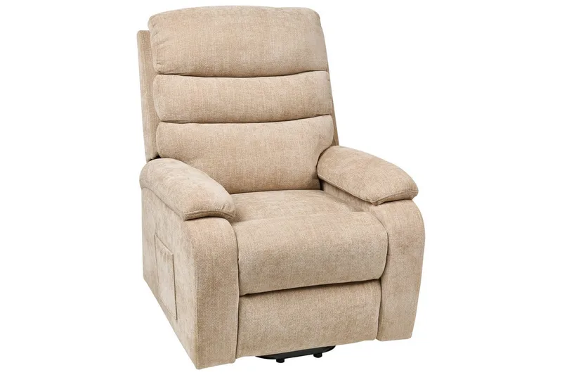 Elektrisk reclinerfåtölj Rise Beige - Beige - Möbler - Vardagsrum - Fåtöljer - Biofåtöljer & reclinerfåtöljer
