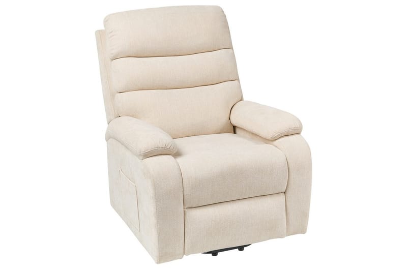 Elektrisk reclinerfåtölj Rise Ljusbeige - Ljusbeige - Möbler - Vardagsrum - Fåtöljer - Liggfåtöljer