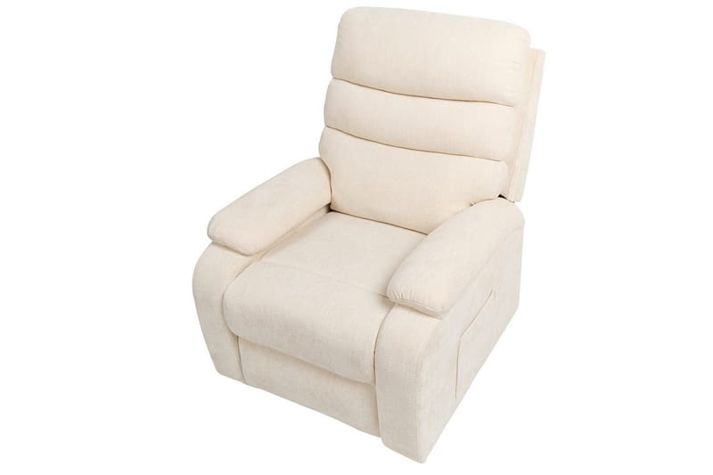 Elektrisk reclinerfåtölj Rise Ljusbeige - Ljusbeige - Möbler - Vardagsrum - Fåtöljer - Liggfåtöljer