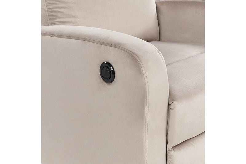 Elektrisk reclinerfåtölj Verdal Elektrisk Beige - Beige - Möbler - Vardagsrum - Fåtöljer - Liggfåtöljer