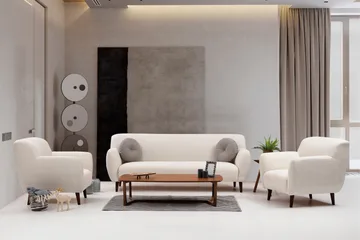 Ennadai Fåtölj - Beige - Möbler - Vardagsrum - Fåtöljer