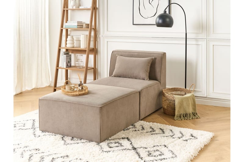 Fabjerg Schäslong 83 cm - Beige - Möbler - Vardagsrum - Fåtöljer - Schäslongfåtöljer & divanfåtöljer