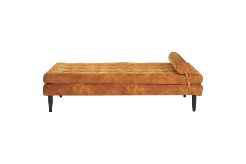 Faralov Schäslong 73 cm - Svart/Gul - Möbler - Vardagsrum - Fåtöljer - Schäslongfåtöljer & divanfåtöljer